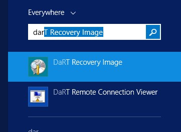 DaRT Recovery Image