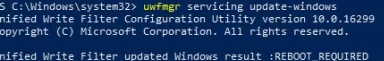uwfmgr servicing update-windows