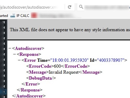 try to open autodiscover.xml on exchange