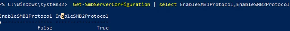 How to check which SMB version is enabled on Windows with PowerShell