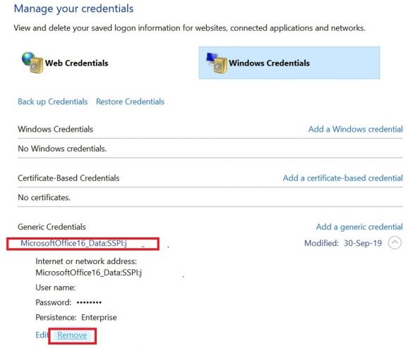 Outlook Keeps Asking For Credentials (Username and