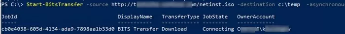 download file via bits in async mode
