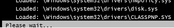 Windows boot stops when CLASSPNP.SYS is loaded