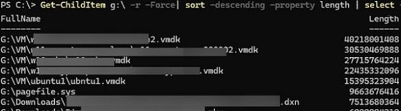 How to Find Large Files on a Computer with PowerShell | Windows OS Hub