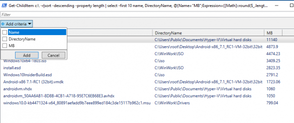 How to Find Large Files on a Computer with PowerShell | Windows OS Hub