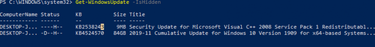 Install and Manage Windows Updates with PowerShell (PSWindowsUpdate ...