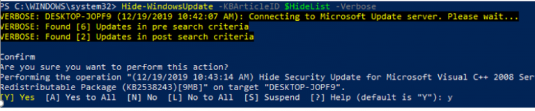 Install and Manage Windows Updates with PowerShell (PSWindowsUpdate ...