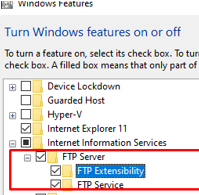Install FTP Server on Windows 10
