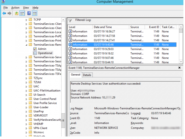 Tracking and Analyzing Remote Desktop Connection Logs in Windows ...