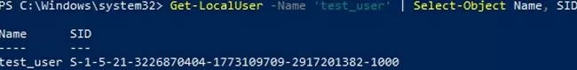 powershell: get local user security id (sid)