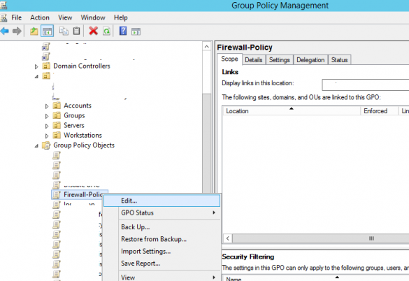 Configuring Windows Firewall Settings And Rules With Group Policy 