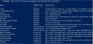 get mailbox rules powershell exchange 2016