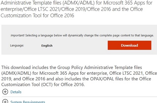 Installing MS Office Group Policy Administrative Templates (ADMX) | Windows  OS Hub