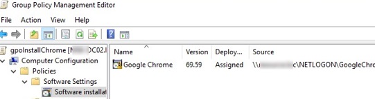 deploy google chrome browser on windows using group policy