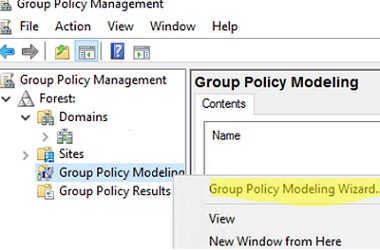 group policy modeling