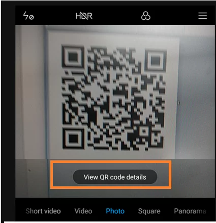 read qr code for wifi network from mobile device