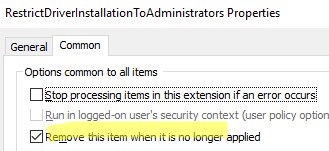 GPO: Remove item when it is no longer applicable