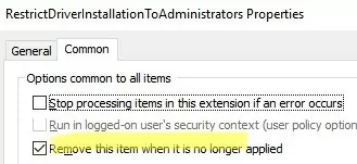 gpo: remove item when it is no longer applied
