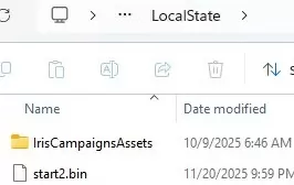 start2.bin file contains Start Menu layout in Windows 11 22H2 and newer