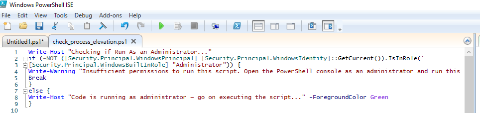 PowerShell script to Check for Elevated Admin Rights