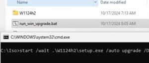How to Upgrade Windows Build from an ISO File with Setup.exe CMD ...