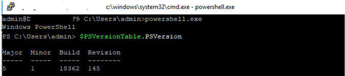 run powershell in windows ssh