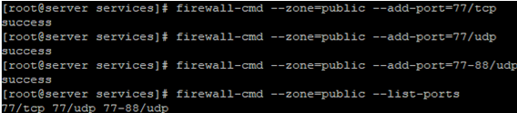 firewall-cmd adding runtime and permanent firewalld rules
