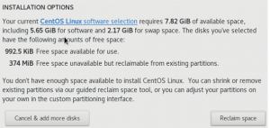 centos appeared