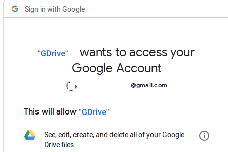 allow access google drive