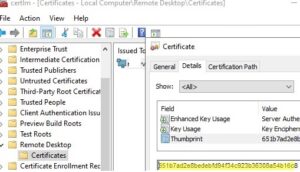Using SSL/TLS Certificates for Remote Desktop (RDP) | Windows OS Hub