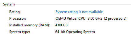 Windows Virtual Machine Sees Only 2 processors