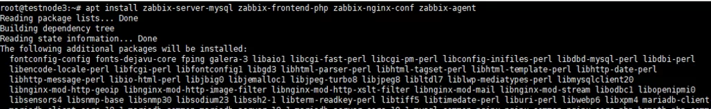 apt install zabbix-server-mysql on ubuntu