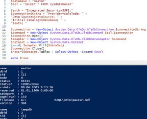 Querying Microsoft SQL Server (MSSQL) Database with PowerShell ...