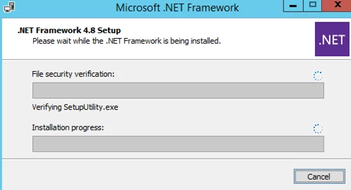 installing net framework 4.8 on windows server 2012 r2