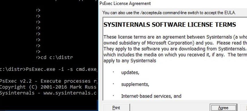 Running a Command Prompt as NT AUTHORITY\SYSTEM