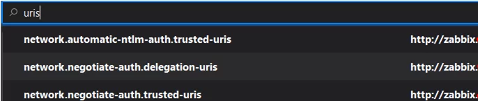 trusted-uris in firefox