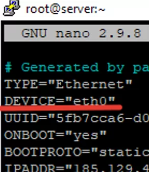 consistent network interface device naming linux - eth0