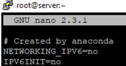 disable NETWORKING_IPV6 on centos and rhel