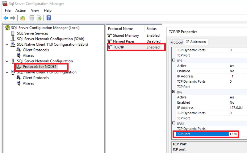 Change the Default Port Number (TCP/1433) for a MS SQL Server Instance |  Windows OS Hub