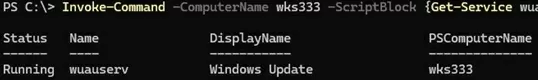 Invoke-Command: run command on remote machine