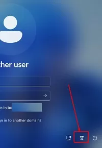 Click Easy of access/ Accessibility butto on logon screen to run utilman.exe 