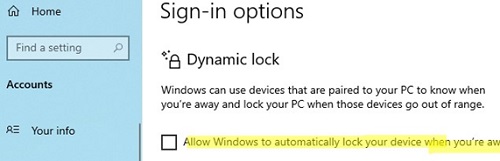 windows: disable dynamic lock