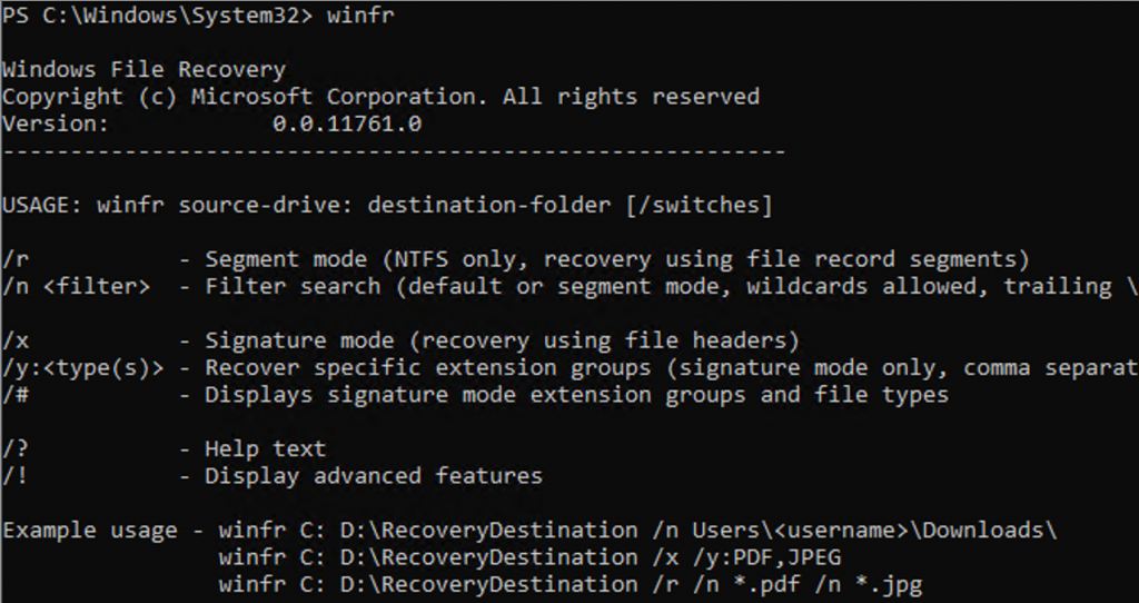 using-windows-file-recovery-tool-winfr-on-windows-10-windows-os-hub