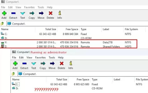 Mapped drives are not showing up in elevated apps that running as an administrator