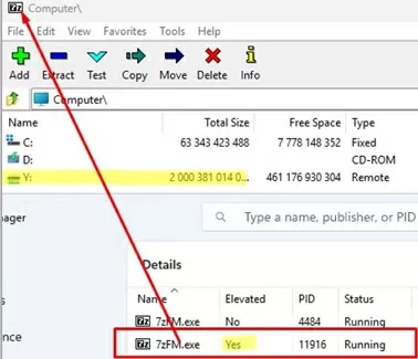 Access mapped drive from elevated app when EnableLinkedConnections option is enabled