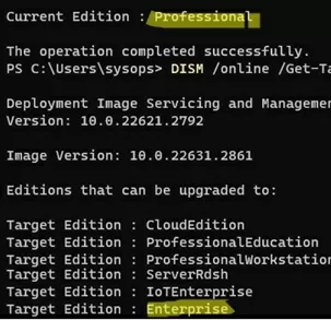 Change Windows 11 from Pro to Enterprise