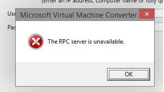 The RPC Server is Unavailable Error on Windows