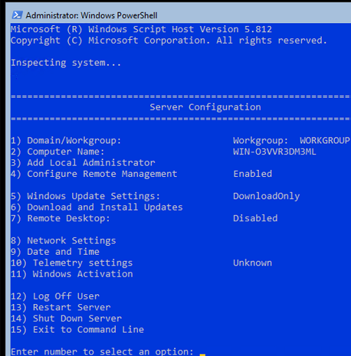 Basic to Configure and Windows Server Core | OS Hub