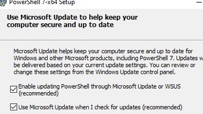 Enable PowerShell Core Updates via Microsoft Update