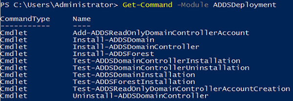 ADDSDeployment PowerShell module - promotr the domain controller